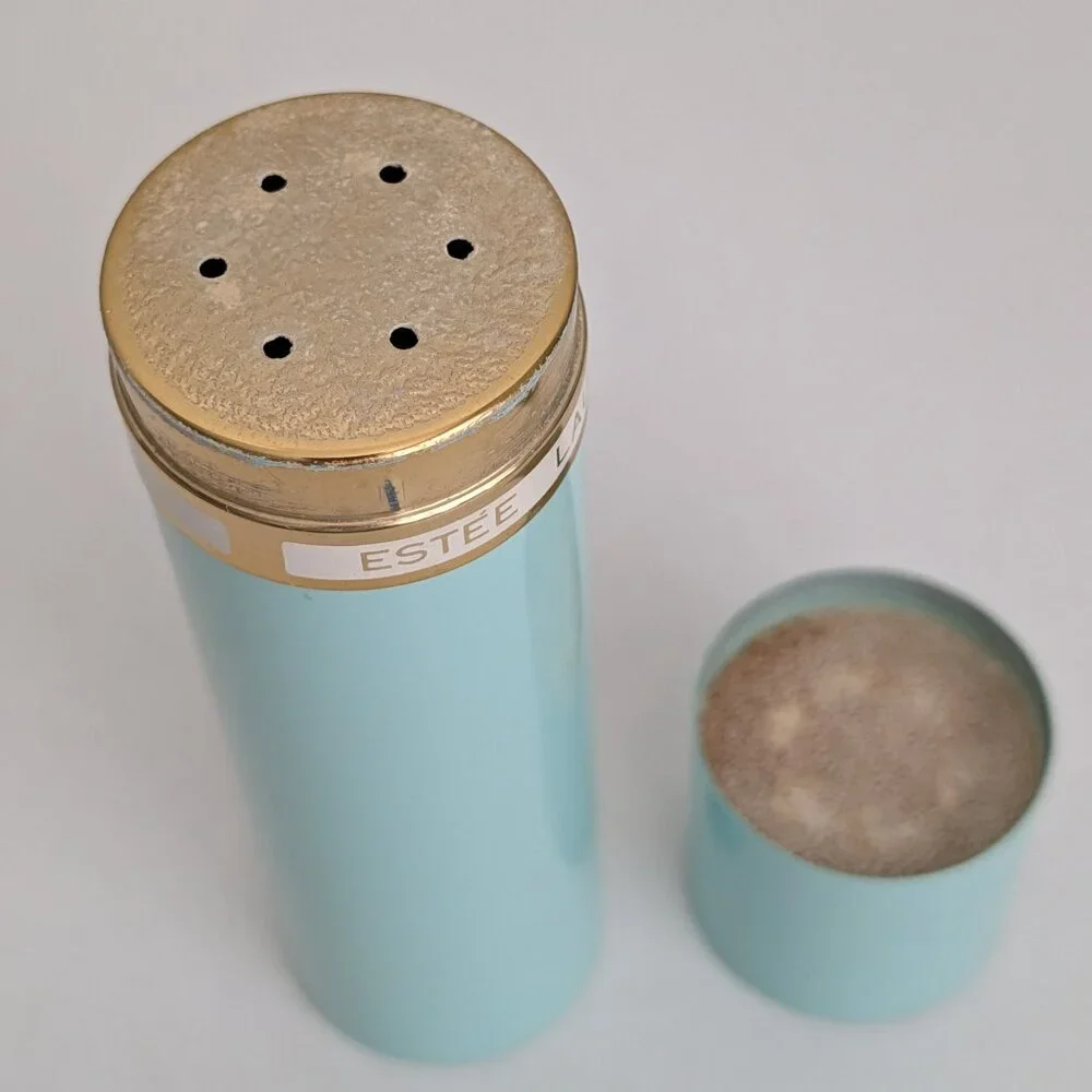 Vintage Estee Lauder Youth Dew Dusting Powder Tin Vintage Vanity Collectible